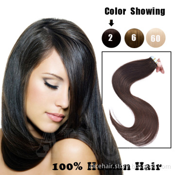 Wholesale price Double drawn tape hair extensions,tape in hair extensions